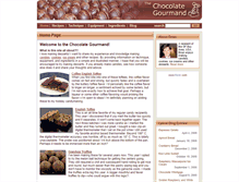 Tablet Screenshot of chocolategourmand.com
